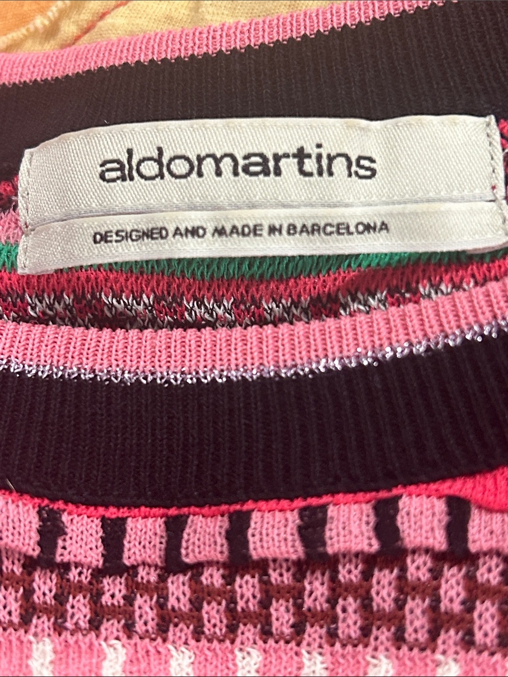 Anthropologie Aldomartins Alice Striped Knit Dress - Size Small - Picture 10 of 12